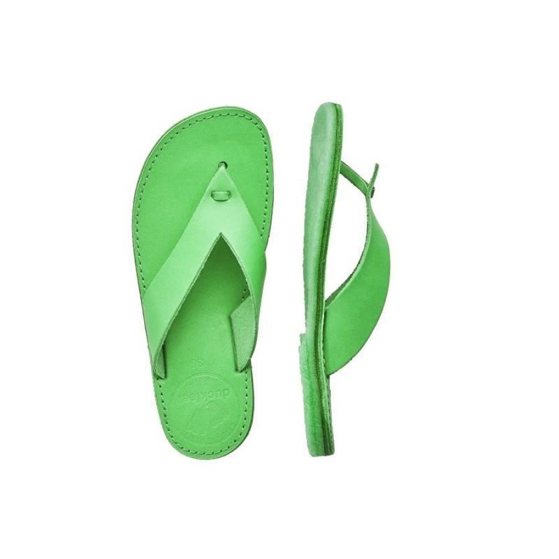Duckfeet Aero Flip Flops Dame Grønn | NORGE LC9106