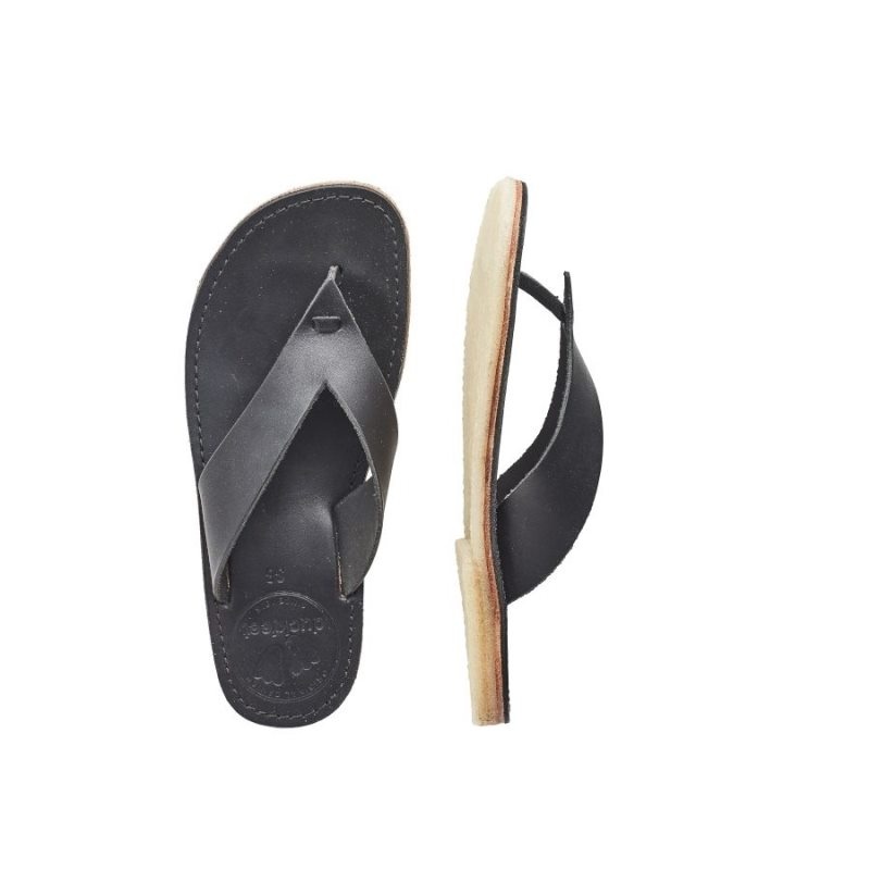 Duckfeet Aero Flip Flops Dame Svarte | NORGE OB2635