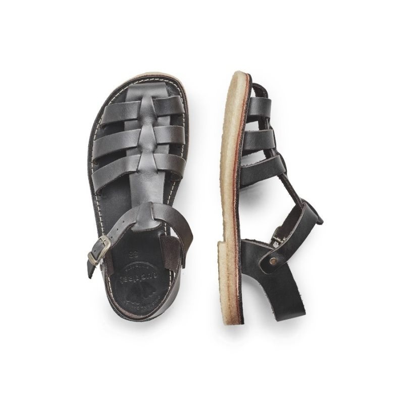 Duckfeet Ringkobing Sandaler Dame Svarte | NORGE JQ1374