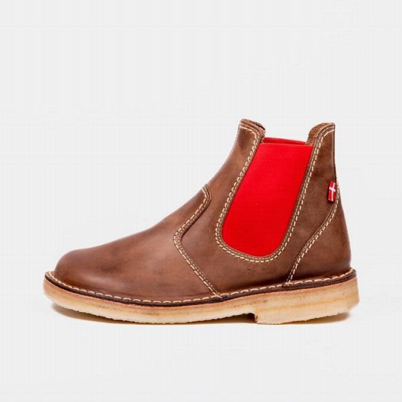 Duckfeet Roskilde Chelsea Støvler Herre Brune | NORGE FB6893